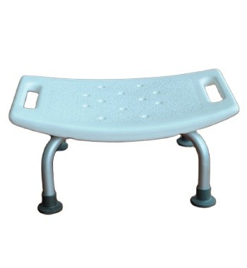 low profile child perineal shower chair shower seat without back aluminum frame with HDPE seat with  CE