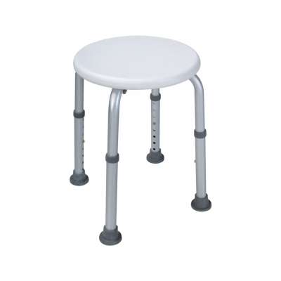 plastic rounded mobile toilet adjustable shower chair seat solid surface shower stool for disabled